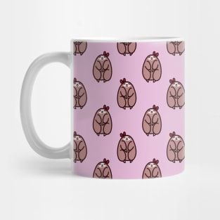 Bow Sloth Pattern Mug